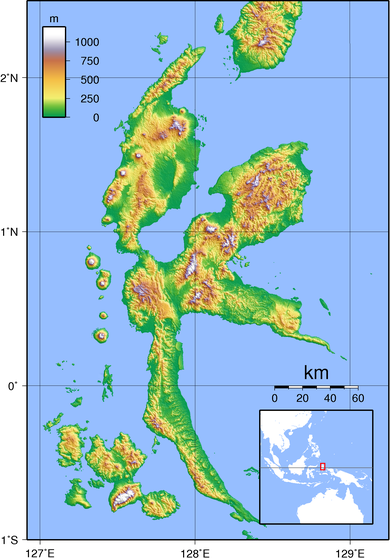 Peta Pulau Halmahera